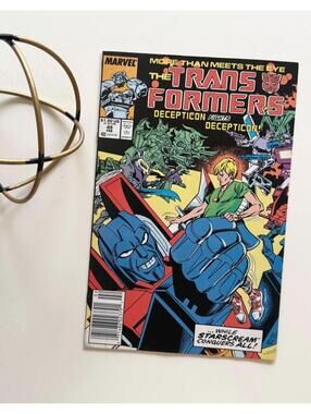 Transformers #49 (1989) Rare Newsstand - Comic book Key | Starscream Pretender